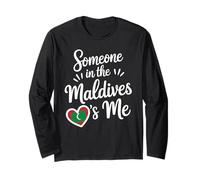 Quelqu'un Aux Maldives Est Mon Amoureux des Voyages Manche Longue
