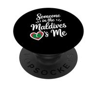Quelqu'un Aux Maldives Est Mon Amoureux des Voyages PopSockets PopGrip Adhésif
