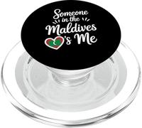 Quelqu'un Aux Maldives Est Mon Amoureux des Voyages PopSockets PopGrip pour MagSafe