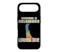 Quelqu'un dans Le Delaware m'aime Retro Land Map State Coque pour iPhone Air