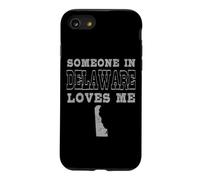 Quelqu'un dans Le Delaware m'aime Vintage, État américain Coque pour iPhone SE (2020) / 7/8
