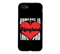 Quelqu'un dans Le Maryland t'aime Heart Retro Vintage Coque pour iPhone SE (2020) / 7/8