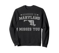 Quelqu'un dans Le Maryland Vous Manque Vintage State Sweatshirt
