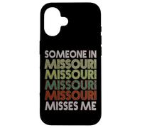 Quelqu'un dans Le Missouri me Manque State Retro Vintage Coque pour iPhone 16