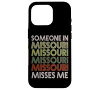 Quelqu'un dans Le Missouri me Manque State Retro Vintage Coque pour iPhone 16 Pro