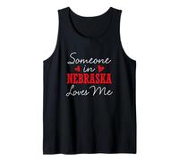 Quelqu'un dans Le Nebraska m'aime Couple relationnel Débardeur