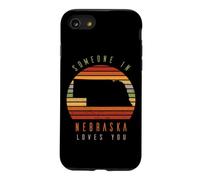 Quelqu'un dans Le Nebraska t'aime Vintage State Retro Coque pour iPhone SE (2020) / 7/8