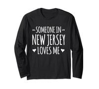 Quelqu'un dans Le New Jersey m'aime Heart Proud, État américain Manche Longue