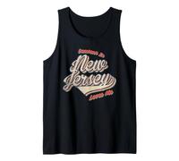 Quelqu'un dans Le New Jersey m'aime Retro State Vintage Débardeur