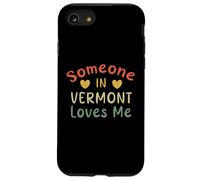 Quelqu'un dans Le Vermont m'aime Retro USA State US Coque pour iPhone SE (2020) / 7/8