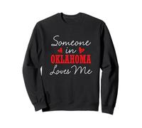 Quelqu'un dans l'Oklahoma m'aime Couple relationnel Sweatshirt