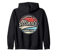 Quelqu'un en Alabama t'aime, État américain, Cool, rétro Sweat à Capuche