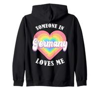 Quelqu'un en Allemagne m'aime Fier Allemagne Allemande Sweat à Capuche