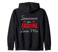 Quelqu'un en Arizona m'aime Couple relationnel Sweat à Capuche