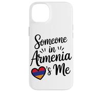 Quelqu'un en Arménie M'aime Cœur Drapeau Amour Coque pour iPhone 14 Plus