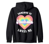 Quelqu'un en Australie m'aime, fière de l'Australie Sweat à Capuche