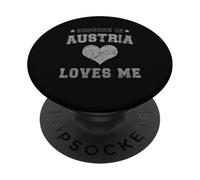 Quelqu'un en Autriche m'aime autrichien PopSockets PopGrip Adhésif