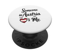 Quelqu'un en Autriche M'aime Longue Distance PopSockets PopGrip Adhésif