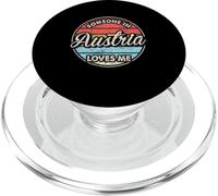 Quelqu'un en Autriche m'aime Proud Austrian PopSockets PopGrip pour MagSafe