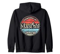 Quelqu'un en Autriche m'aime Proud Austrian Sweat à Capuche