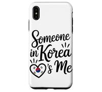 Quelqu'un en Corée M'aime Drapeau Coeur Coréen Coque pour iPhone XS Max