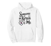Quelqu'un en Corée M'aime Drapeau Coeur Coréen Sweat à Capuche