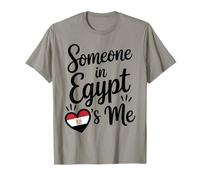 Quelqu'un en Egypte Moi Egypte Coeur Drapeau Voyage T-Shirt