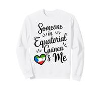 Quelqu'un en Guinée Équatoriale M'aime Heart Pride Sweatshirt