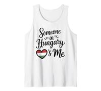 Quelqu'un en Hongrie M'aime l'amour Longue Distance Débardeur