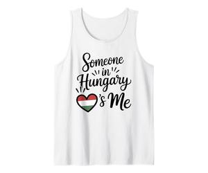 Quelqu'un en Hongrie M'aime l'amour Longue Distance Débardeur