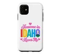 Quelqu'un en Idaho m'aime Mountain Forest State Love Coque pour iPhone 11