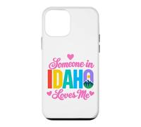 Quelqu'un en Idaho m'aime Mountain Forest State Love Coque pour iPhone 12 Mini