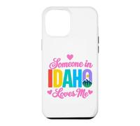 Quelqu'un en Idaho m'aime Mountain Forest State Love Coque pour iPhone 12 Pro Max