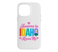 Quelqu'un en Idaho m'aime Mountain Forest State Love Coque pour iPhone 14 Pro Max