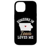 Quelqu'un en Iowa m'aime, Iowa Affection de Loin Coque pour iPhone 14