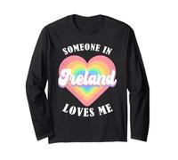 Quelqu'un en Irlande m'aime Proud Irish Ireland Manche Longue