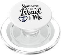 Quelqu'un en Israël M'aime Coeur Drapeau Fierté PopSockets PopGrip pour MagSafe