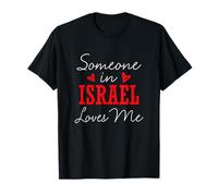 Quelqu'un en Israël m'aime Couple Relation T-Shirt