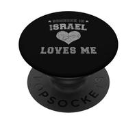 Quelqu'un en Israël m'aime Israélien PopSockets PopGrip Adhésif