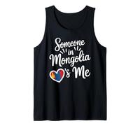 Quelqu'un en Mongolie M'aime Drapeau Cœur Fierté Débardeur