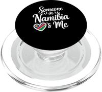 Quelqu'un en Namibie M'aime Coeur Drapeau Afrique PopSockets PopGrip pour MagSafe