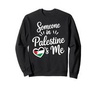 Quelqu'un en Palestine M'aime l'amour Longue Distance Sweatshirt