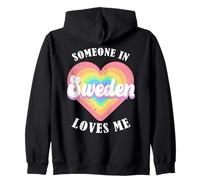 Quelqu'un en Suède m'aime Proud Swedish Sweden Sweat à Capuche