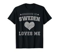 Quelqu'un en Suède m'aime suédois T-Shirt