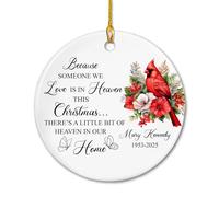 Quelqu'un Que Nous Aimons Est Au Ciel Ornement Suspendu Créatif Pendentif De Noël Décoratifs Décoration De Noël A Suspendre pour Festival Mariage Fête