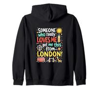 Quelqu'un Qui m'aime Vraiment m'a Offert ça de Londres Sweat à Capuche