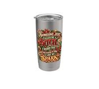 Quelqu'un vient de me traiter de garce dont j'avais besoin pour ce drôle de Noël Gobelet isotherme en acier inoxydable double paroi