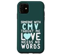 Quelqu'un W/CMV Taught ME Love Needs NO Words Walk Meme Coque pour iPhone 11