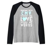 Quelqu'un W/CMV Taught ME Love Needs NO Words Walk Meme Manche Raglan