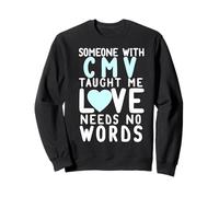 Quelqu'un W/CMV Taught ME Love Needs NO Words Walk Meme Sweatshirt